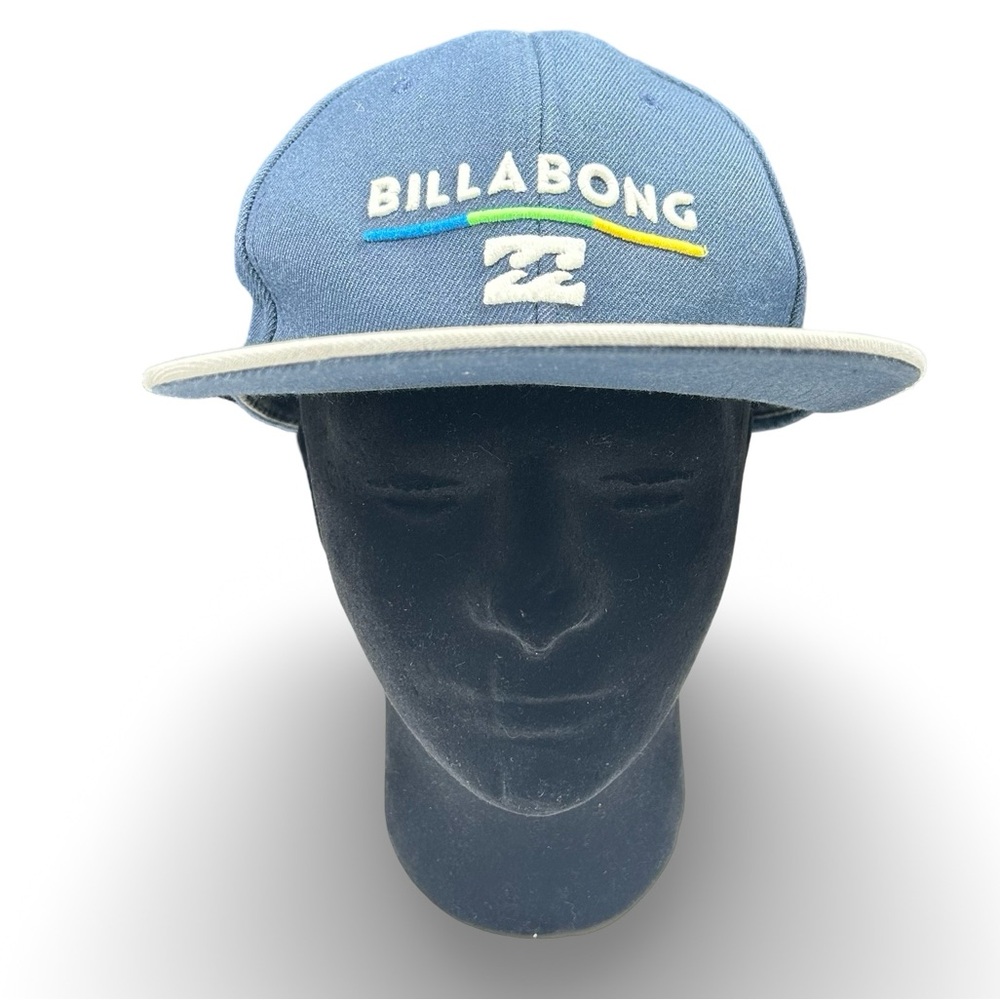 Billabong Two Tone Surf Logo Snapback Hat Beach SoCal Surfer Skater Skate Street